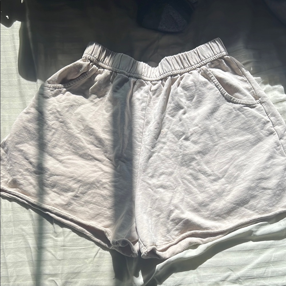 Women's Cream Shorts